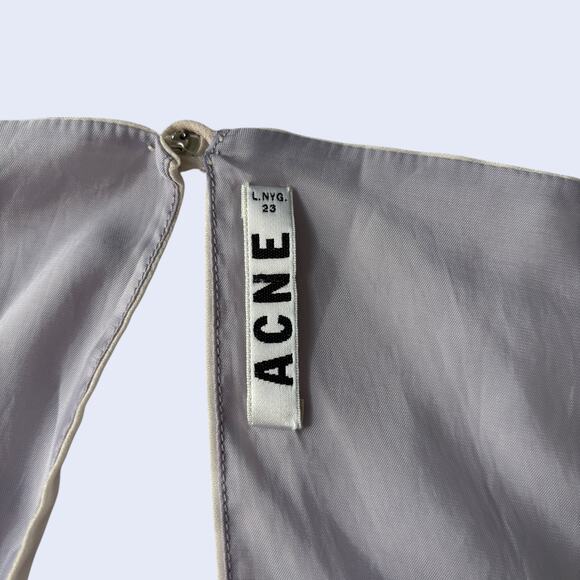 Acne Studios Y2K Ombre Slip Midi Dress - Pink Beige Minimalist 2000s - Picture 3 of 5